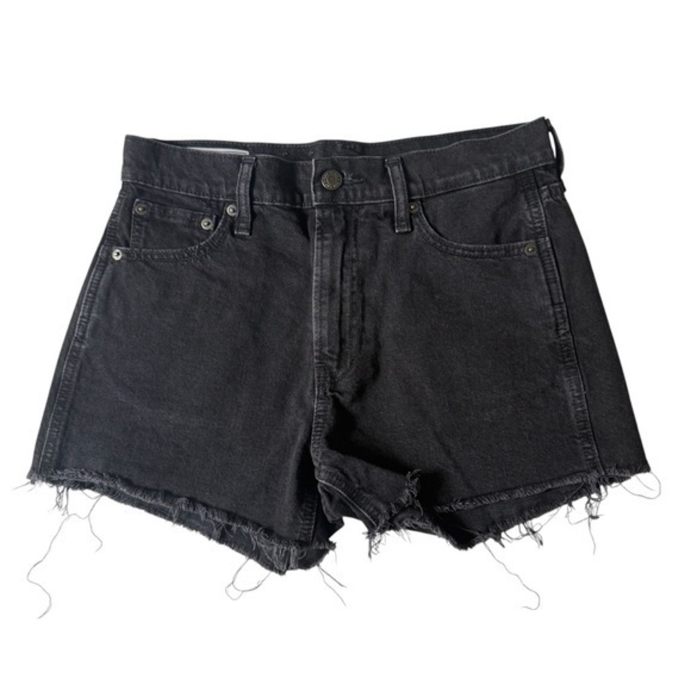 GAP High-Rise Cheeky Denim Jorts Black 27 (4R) 3” Inseam